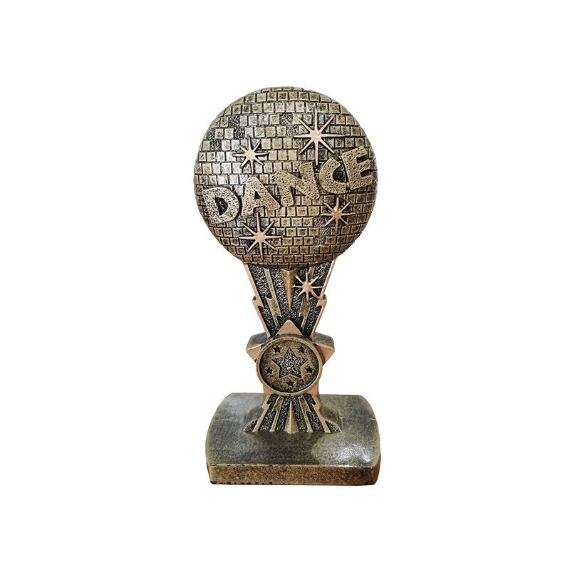 DANCE BRONZE TROPHY AWARD 22CM  – IDEAL FOR DANCE COMPETITIONS & RECITALS - Image 1