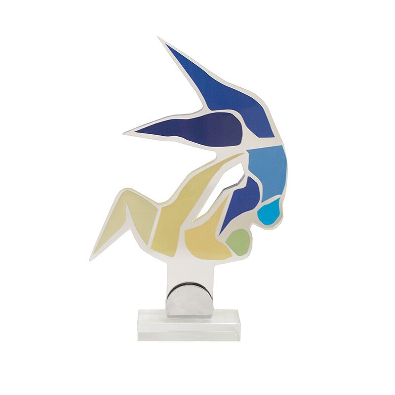 ART003.jpg MARTIAL HONOR JUDO TROPHY – 26CM WITH CUSTOM PRINTED PLATE INCLUDED - Image 1