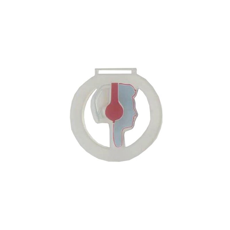 HARMONY MUSIC PLEXIGLASS MEDAL – 7.5CM WITH FULL-COLOR CUSTOM PRINTING - Image 1
