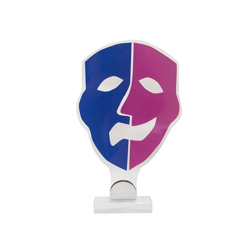 CARNIVAL & THEATER TROPHY – 29CM WITH CUSTOM PRINTED PLATE INCLUDED - Image 1