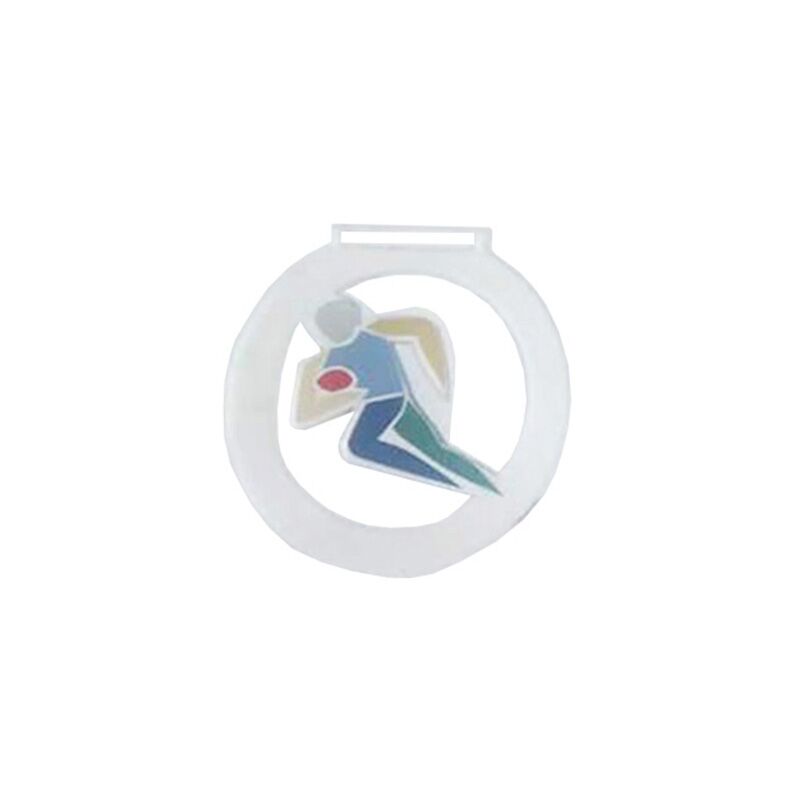 RUGBY PLEXIGLASS MEDAL 7.5CM – FULL COLOR PRINTING INCLUDED - Image 1