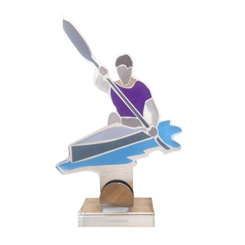 CANOE TROPHY 27.5CM – PRINTED PLATE INCLUDED - Image 1