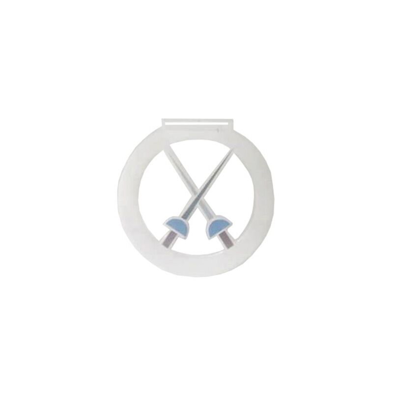 ART030-M-1.jpg FENCING PLEXIGLASS MEDAL 7.5CM – FULL COLOR PRINTING INCLUDED - Image 1