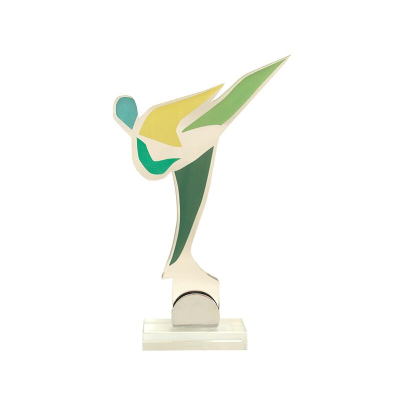MARTIAL ARTS TROPHY 27.5CM – KARATE & TAEKWONDO | PRINTED PLATE INCLUDED - Image 1