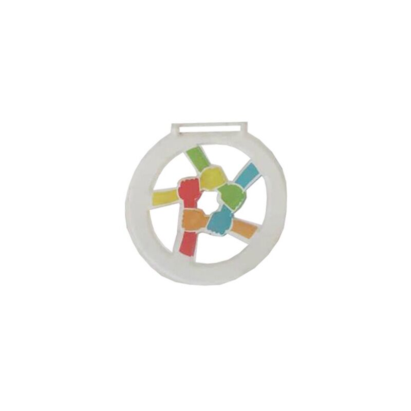 ART059-M-1.jpg UNITED HANDS PLEXIGLASS MEDAL - Image 1