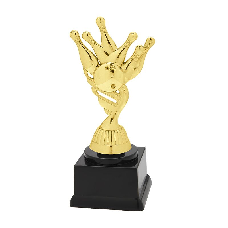 BOWLING TROPHY 17.5CM (P417.01+N12.30) - Image 1