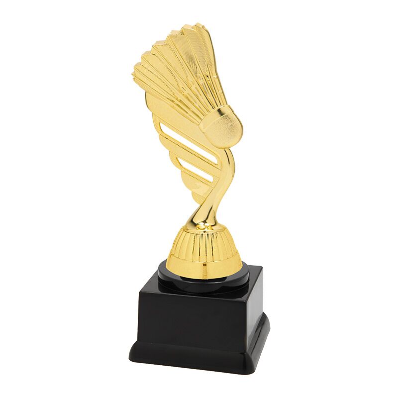 BADMINTON FIGURE TROPHY 17.5CM (P434.01+N12.30) - Image 1