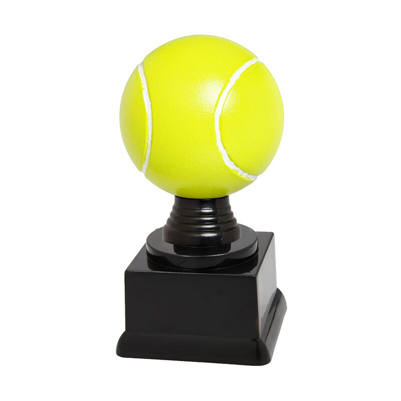 BM18039 TENNIS TROPHY 13CM TENNIS BALL TROPHY 15.5CM (P502.MULTI + N12.30) - Image 1