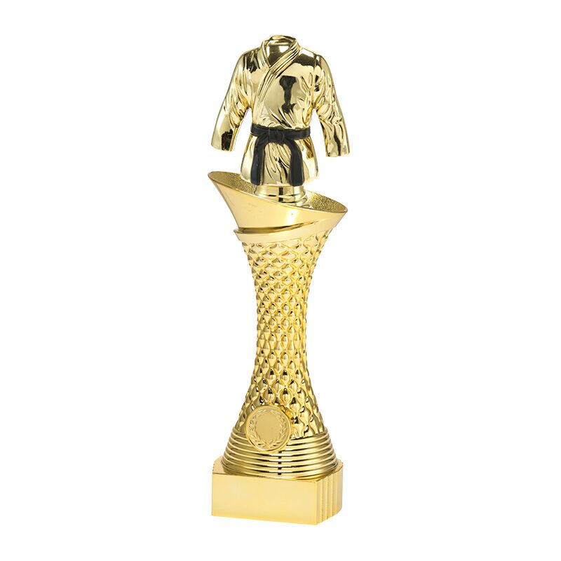 MARTIAL ARTS TROPHY 23CM – CUSTOM ENGRAVED AWARD FOR KARATE, JUDO & TAEKWONDO - Image 1