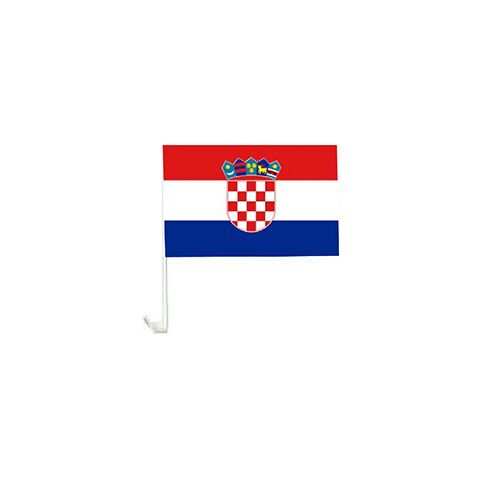 CROATIA CAR FLAG 30X45CM – NATIONAL PRIDE FLAG - Image 1