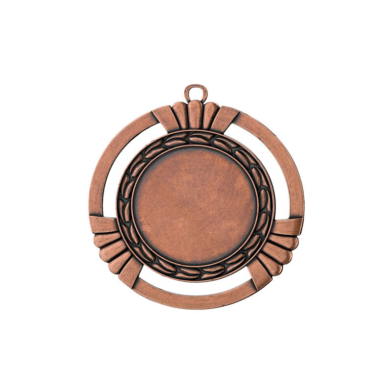 CUSTOM 90MM BRONZE MEDAL WITH PRINTED LABEL – PERSONALIZED AWARD MEDAL - Image 1