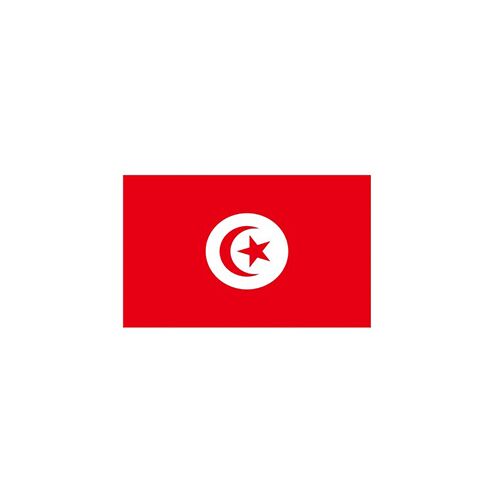 TUNISIA FLAG 150X100CM – HERO OUTDOOR WITH ROPES - Image 1