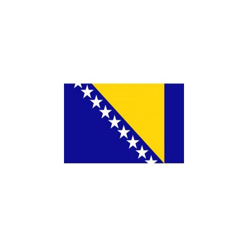 BOSNIA & HERZEGOVINA FLAG 150X100CM – HERO OUTDOOR WITH ROPES - Image 1