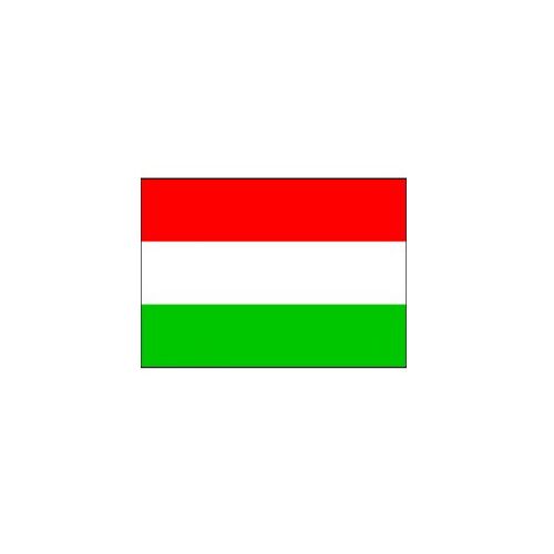 HUNGARY FLAG 150X100CM – HERO OUTDOOR WITH ROPES - Image 1