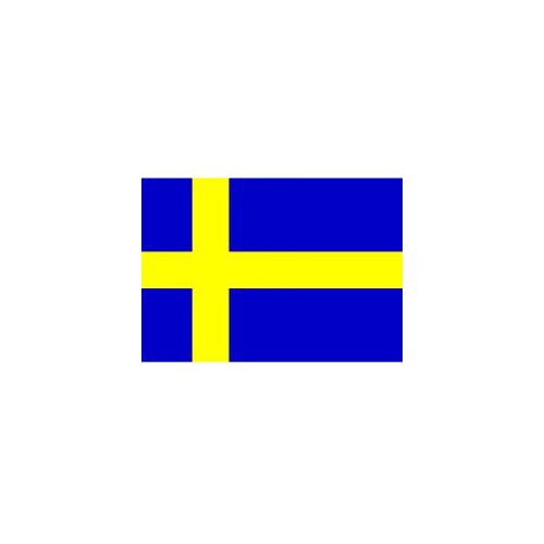 SWEDEN FLAG 150X100CM – HERO OUTDOOR WITH ROPES - Image 1