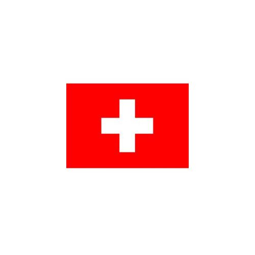 F110-0072.jpg SWITZERLAND FLAG 100X100CM – HERO OUTDOOR WITH ROPES - Image 1