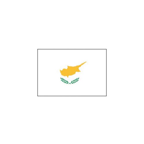 BUDGET CYPRUS FLAG 150X90CM – LIGHTWEIGHT POLYESTER WITH METAL EYELETS - Image 1