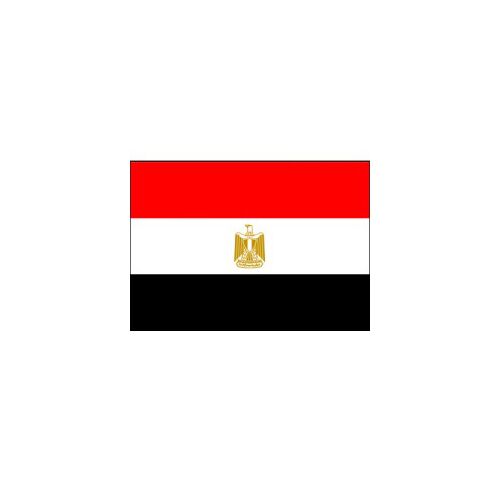 F80-0043.jpg BUDGET EGYPT FLAG 150X90CM – POLYESTER WITH METAL EYELETS - Image 1