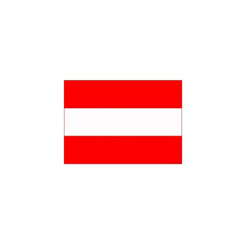 F80-0076.jpg BUDGET AUSTRIA FLAG 150X90CM – LIGHTWEIGHT POLYESTER WITH METAL EYELETS - Image 1