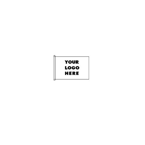 FLA406.jpg CUSTOM MINI FLAG 22x15CM – FULL COLOUR PRINTED - Image 1