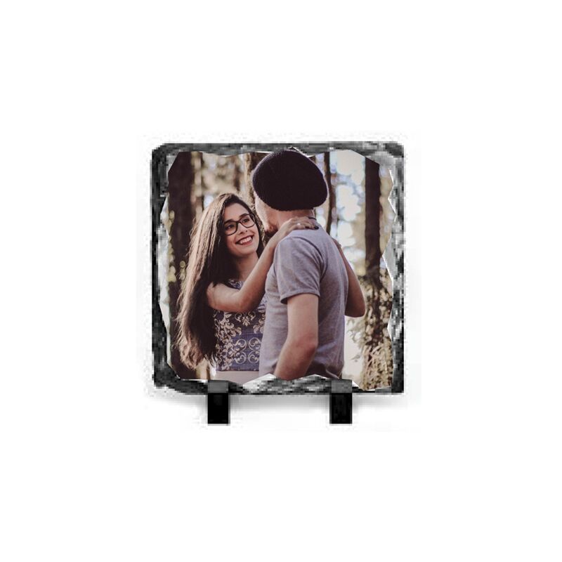 15X15CM SQUARE SUBLIMATION SLATE – FULL COLOR PRINT – VALENTINE'S GIFT - Image 1