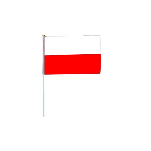 POLAND HAND FLAG 30X45CM – NATIONAL PRIDE FLAG - Image 1