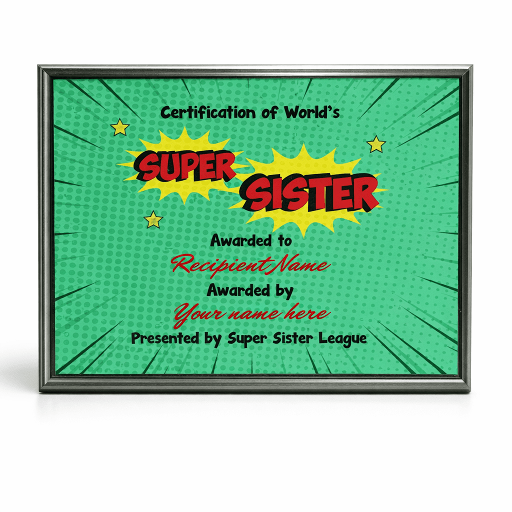 HT10085D METALLIC FRAME WOODEN PLAQUE 25.5X20CM – CUSTOM ENGRAVED RECOGNITION - Image 1