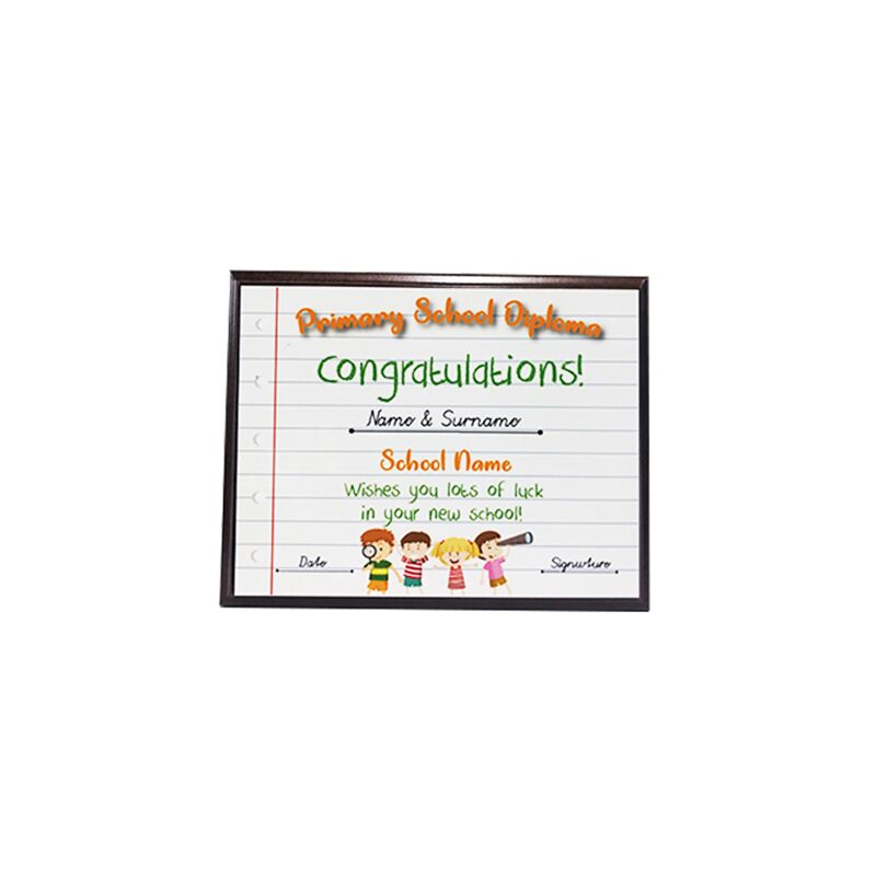 BEST TEACHER WOODEN PLAQUE 25.5X20CM – FULL COLOR CUSTOM PLAQUE - Image 1