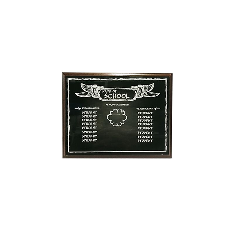 BLACK TAG WOODEN PLAQUE 25.5X20CM – CUSTOM ENGRAVED MODERN AWARD - Image 1