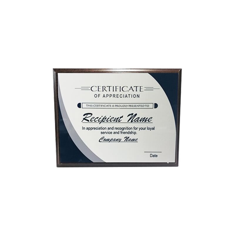 HT10104D.jpg CERTIFICATE WOODEN PLAQUE 25.5X20CM – ELEGANT AWARD PLAQUE - Image 1
