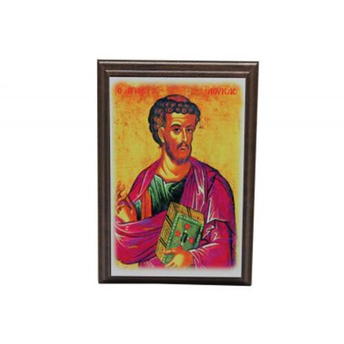 SMALL BYZANTINE ICON – 10 X 8 CM | CUSTOM SAINT WITH POUCH - Image 1