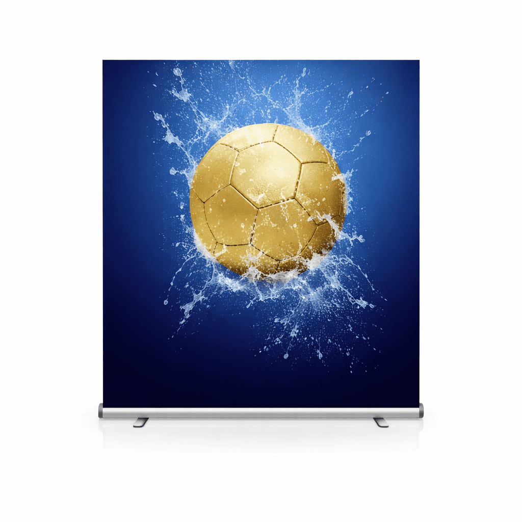 GIANT ROLL UP BANNER STAND – FULL-COLOR PRINTED DISPLAY (2M x 2M) - Image 1