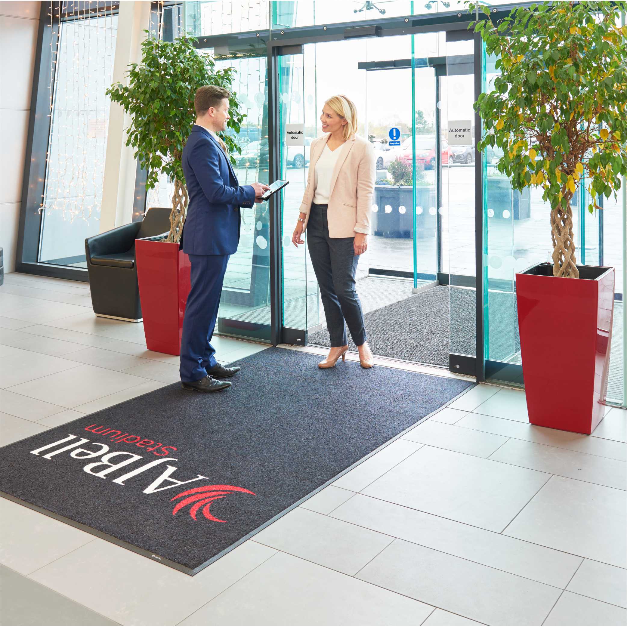 CUSTOM FLOOR MAT – 85CM X 150CM BRANDED INDOOR MAT WITH FULL-COLOR DESIGN - Image 1