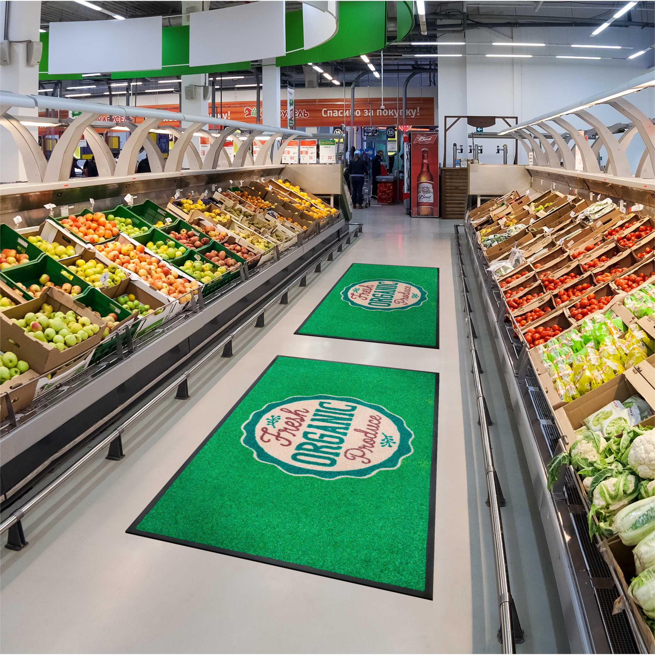 CUSTOM FLOOR MAT – 115x240 CM OVERSIZED INDOOR MAT WITH FULL-COLOR PRINT - Image 1