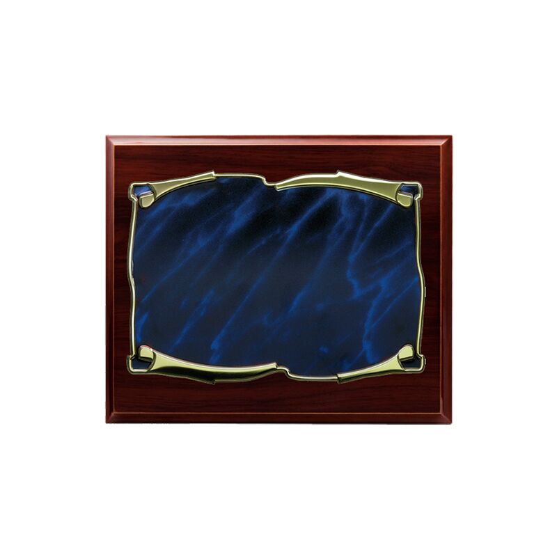 DELUXE WOODEN PLAQUE – CUSTOM AWARD DISPLAY (25.5 X 20.5 CM) - Image 1