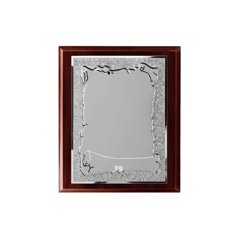 DELUXE WOODEN PLAQUE – CUSTOM AWARD OR RECOGNITION DISPLAY (25.5CM X 20.5CM) - Image 1