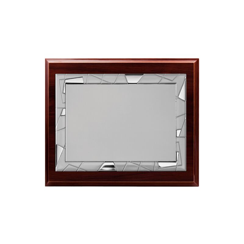 DELUXE WOODEN PLAQUE – CUSTOM RECOGNITION AWARD (25.5CM X 20.5CM) - Image 1