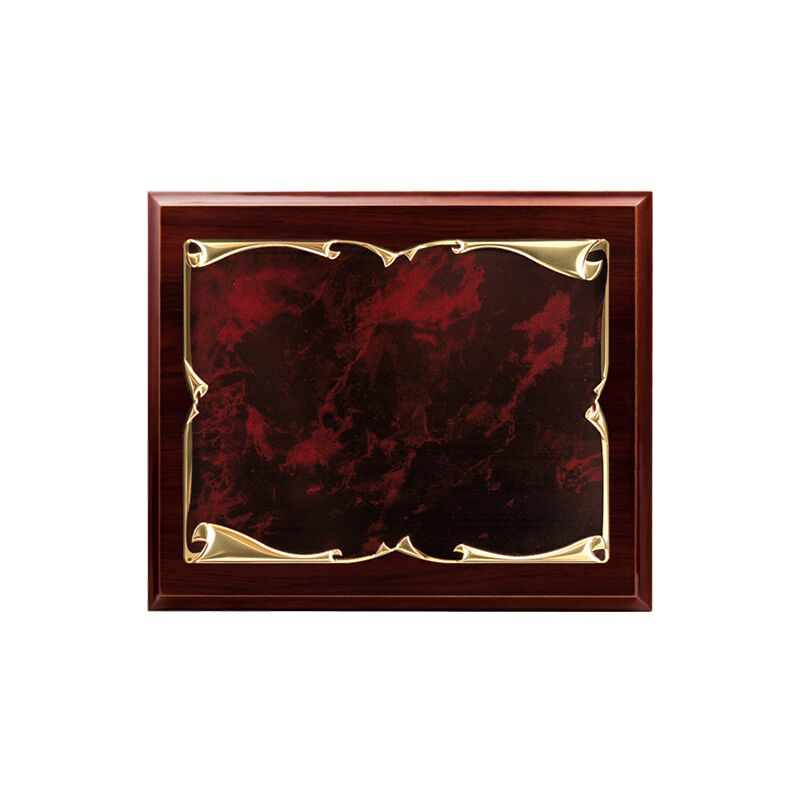 DELUXE WOODEN PLAQUE – CUSTOM AWARD & RECOGNITION PLAQUE (25.5CM X 20.5CM) - Image 1