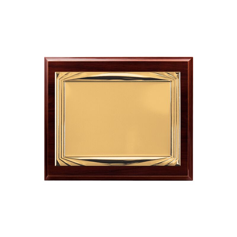 DELUXE WOODEN PLAQUE – CUSTOM AWARD PLAQUE (25.5CM X 20CM) - Image 1