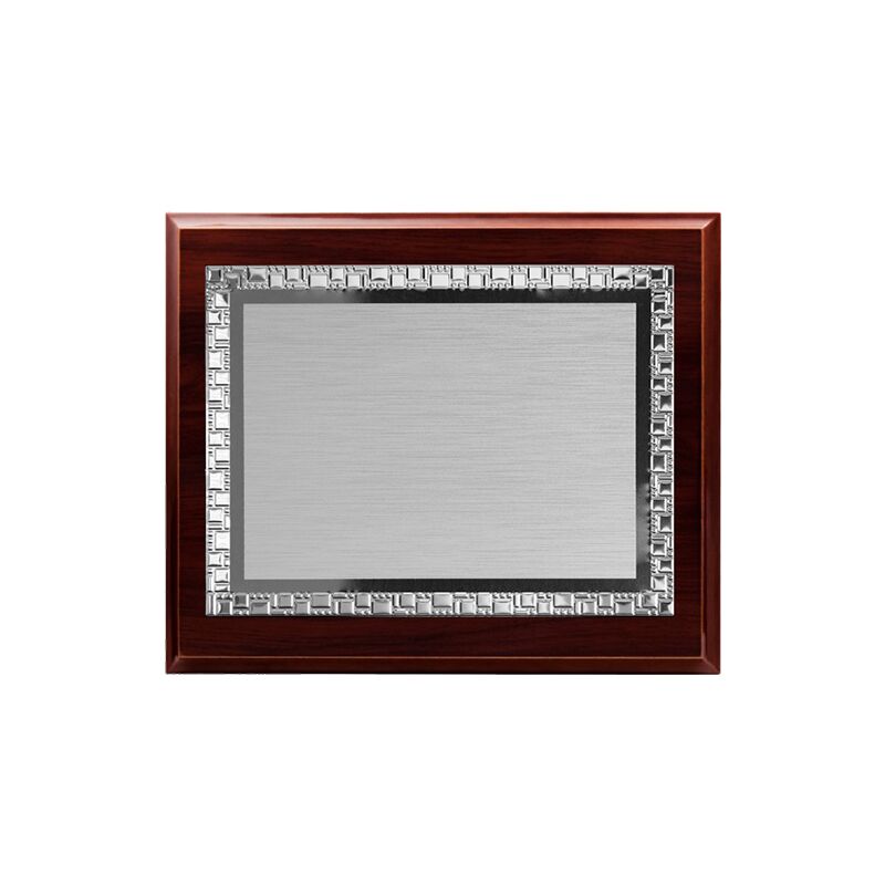 DELUXE WOODEN PLAQUE – CUSTOM RECOGNITION PLAQUE (25.5CM X 20.5CM) - Image 1