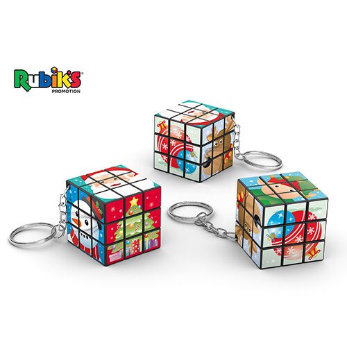 CUSTOM RUBIK’S KEYCHAIN – FULL COLOR BRANDED PUZZLE (PACK OF 1000 | 3CM X 3CM) - Image 1