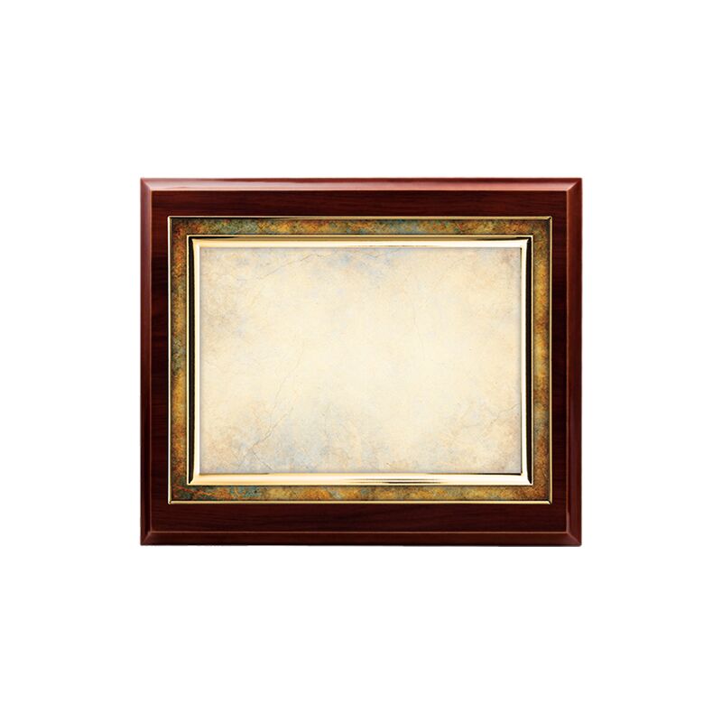 DELUXE WOODEN PLAQUE – PERSONALIZED RECOGNITION AWARD (25.5CM X 20CM) - Image 1