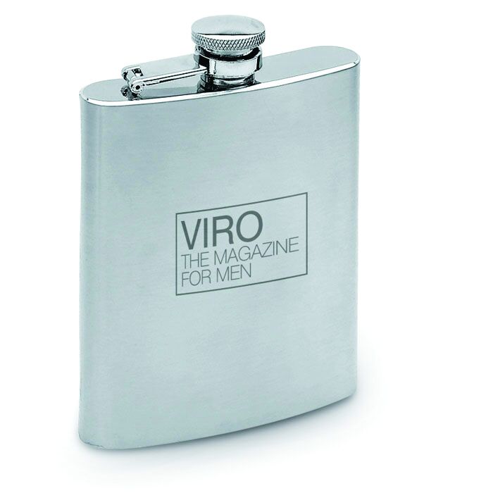 SLIM HIP FLASK – 175ML SATIN FINISH | CLASSIC GIFT FOR WINTER & VALENTINE’S - Image 1