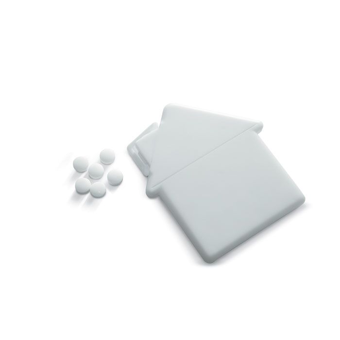HOUSE-SHAPED MINT DISPENSER – 6G REFRESHING MINTS | CUSTOM BRANDED GIVEAWAY - Image 1