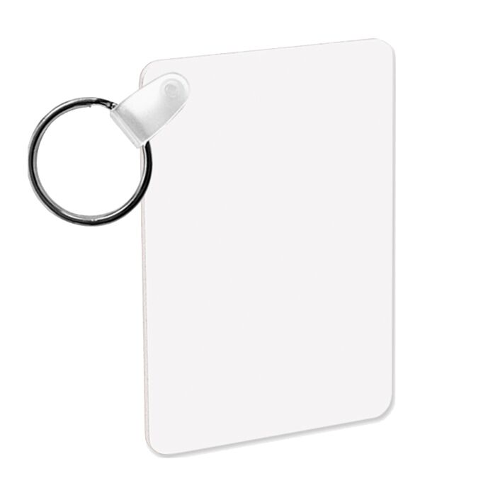 CUSTOM RECTANGULAR WOODEN SUBLIMATION KEY RING – 5.67x4.95CM (ONE-SIDED PRINT) - Image 1