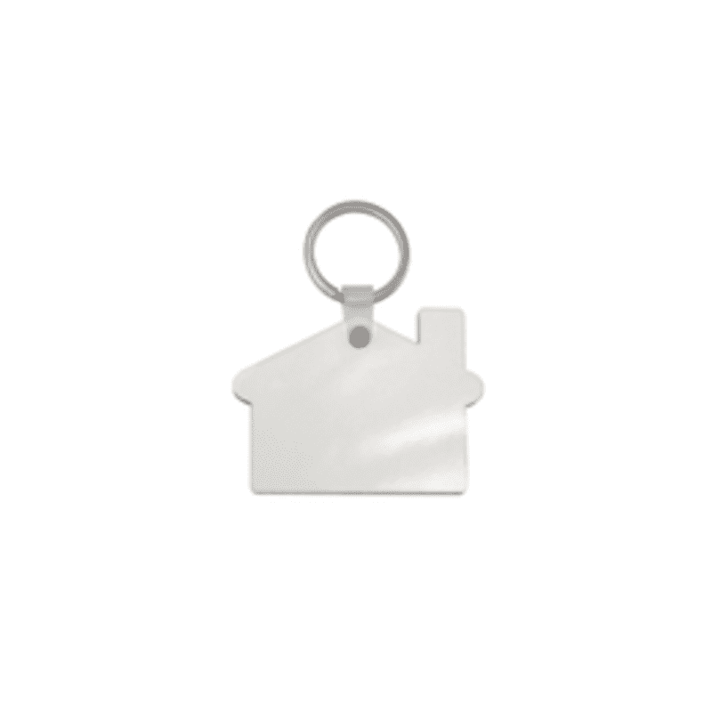 CUSTOM SHAPED WOODEN SUBLIMATION KEY RING – 5.64x5.2CM (ONE-SIDED PRINT) - Image 1