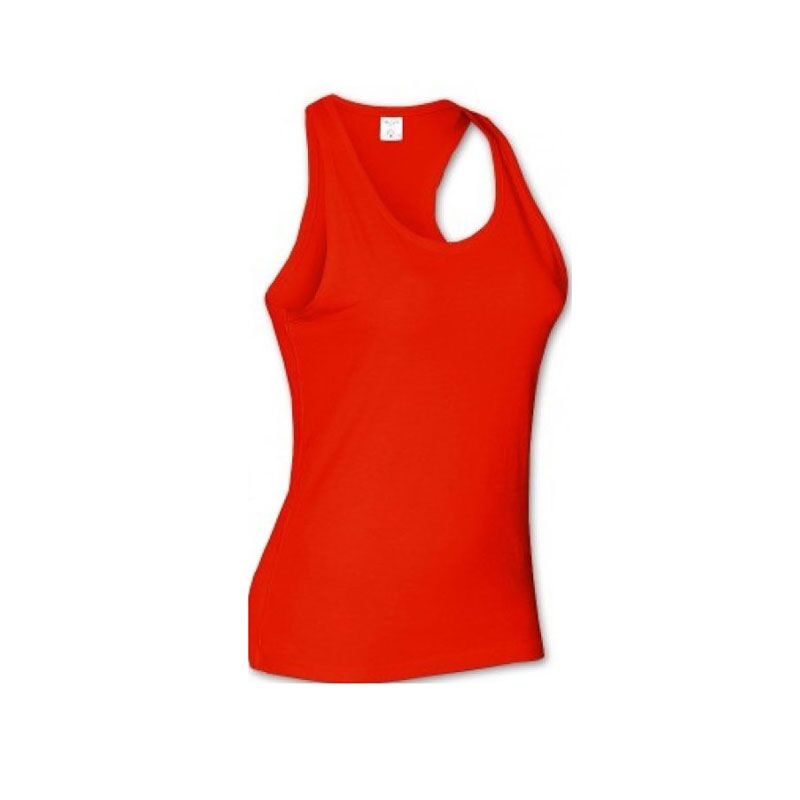 LTS150.RED KEYA WOMEN’S RED TANK TOP – 100% COTTON | SOFT & STYLISH EVERYDAY ESSENTIAL - Image 1