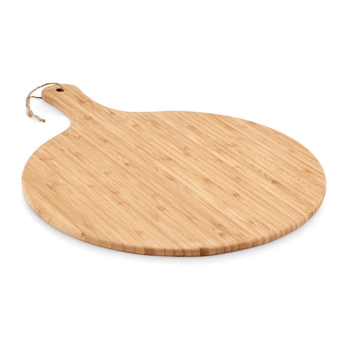 ECO-FRIENDLY BAMBOO CUTTING BOARD WITH HANDLE – 31.5CM - Image 1
