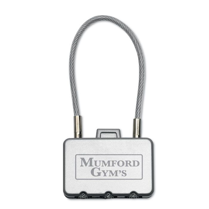 SUITCASE LOCK WITH 3 DIGIT COMBINATION OF METAL - Image 1