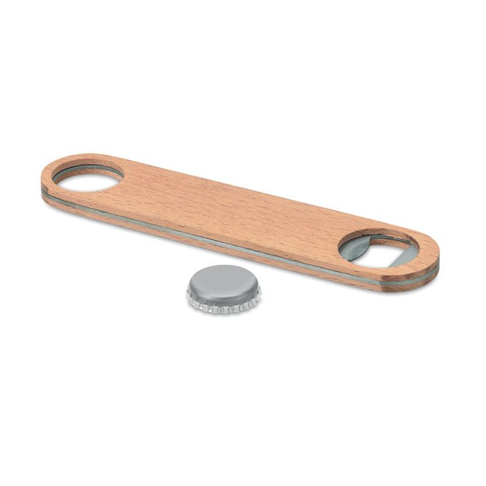 BOTTLE OPENER WITH WOODEN SURFACE - Image 1